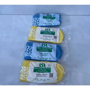 Four Traction Socks with Skid Resistant Bottom One Size